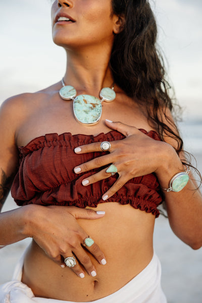 Aphrodite Chrysoprase Necklace