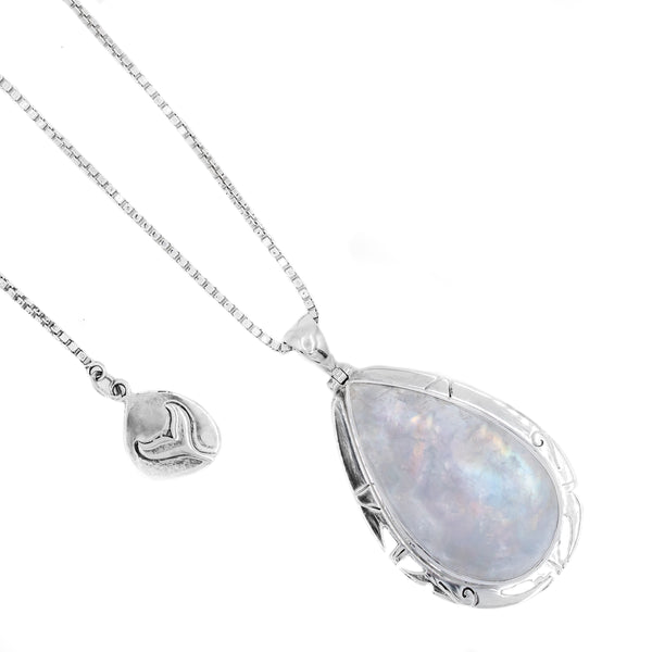 Pleiades Rainbow Moonstone Pendant