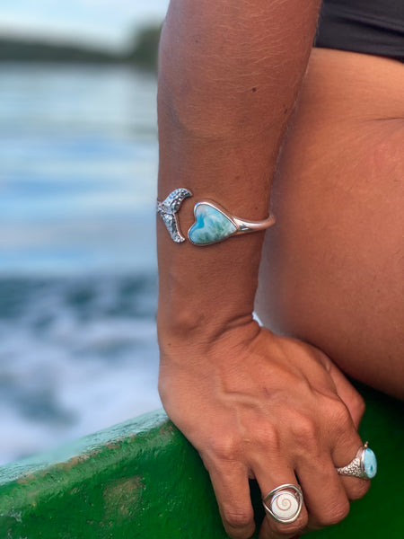 Luna Love Larimar Cuff