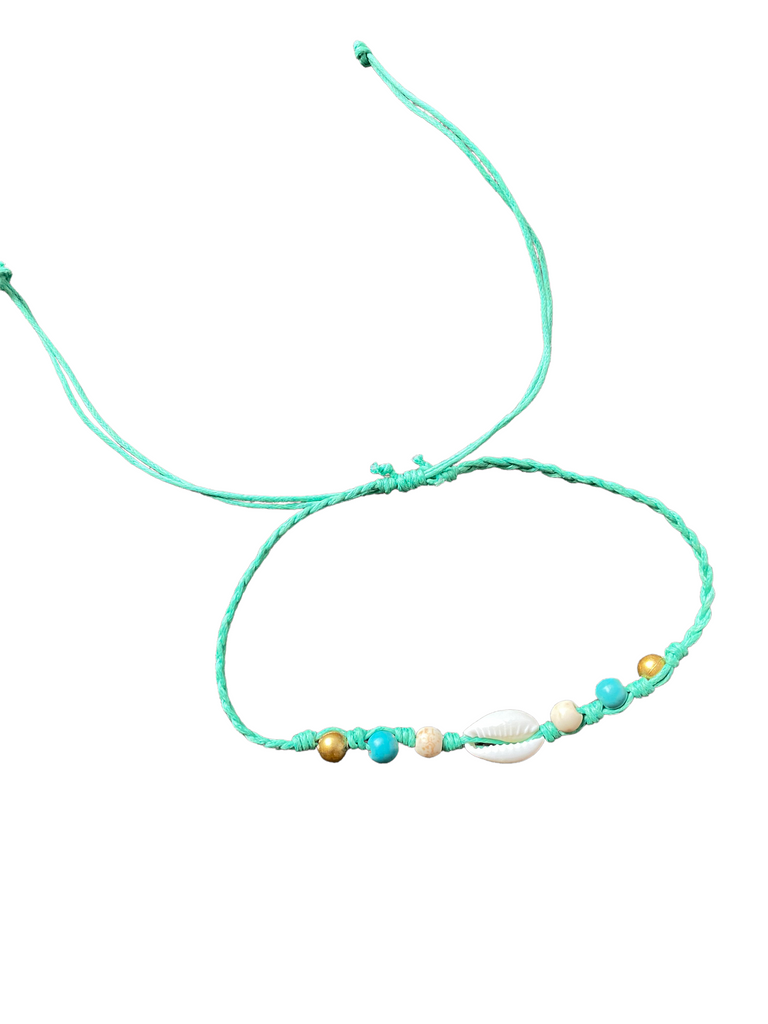Sea Spray Cowrie Anklet