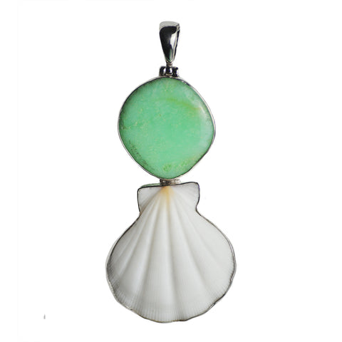 Green Goddess Chrysoprase Pendant