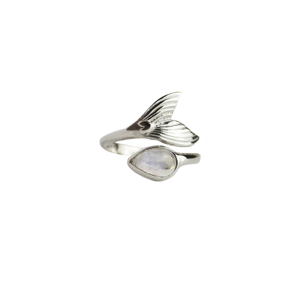 Ariel Moonstone Mermaid Ring