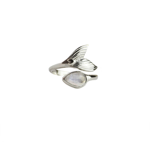 Ariel Moonstone Mermaid Ring