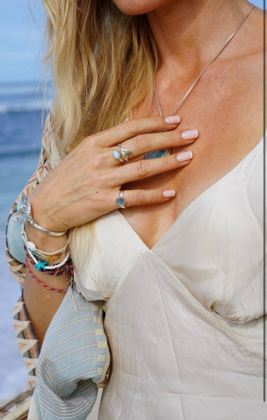 Blue Moon Manifestation Quartz Pendant