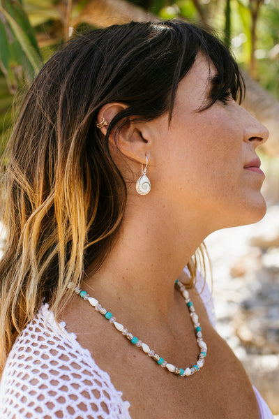 Taj Shiva Shell Earrings