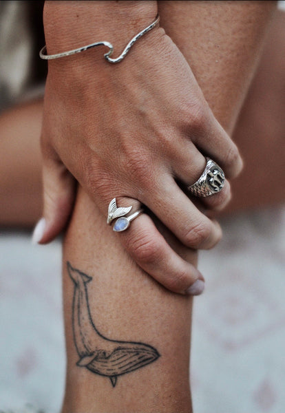 Ariel Moonstone Mermaid Ring