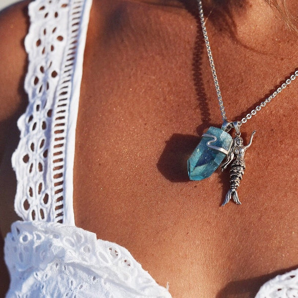 Sirona Aqua Aura Pendant