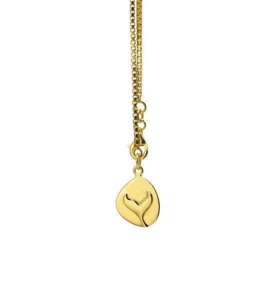 Ocean Goddess Locket 18 Karat Gold with 50cm Chain