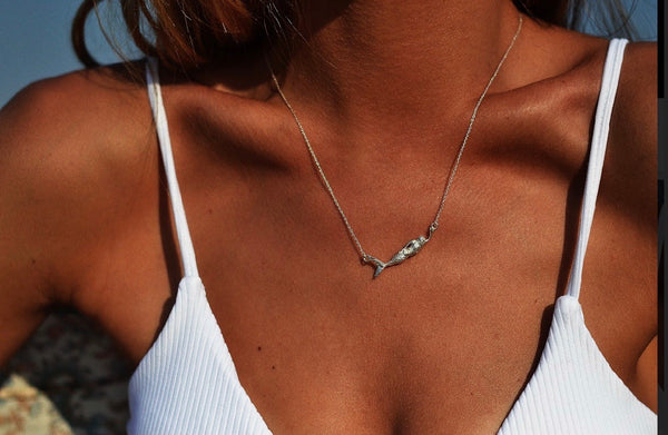 Atargatis Mermaid Pendant on chain