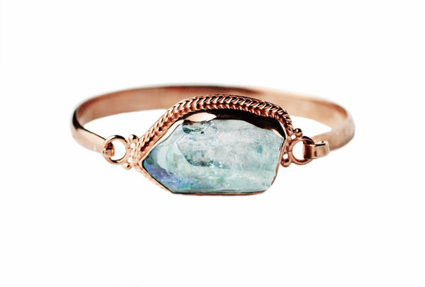 Ariel Aqua Aura Bracelet Rose Gold