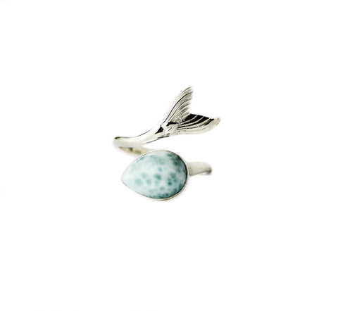 Ariel Larimar Mermaid Ring