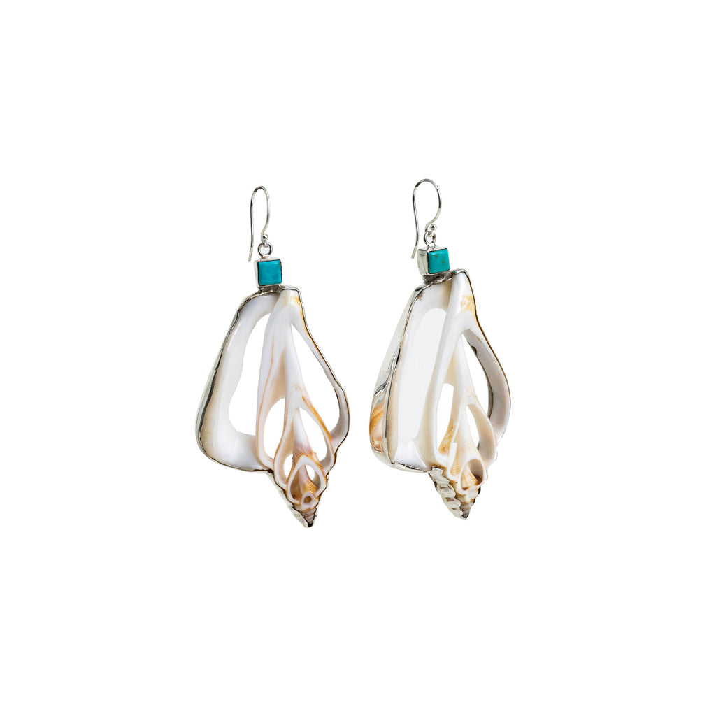 Oceanus Seashell Earrings