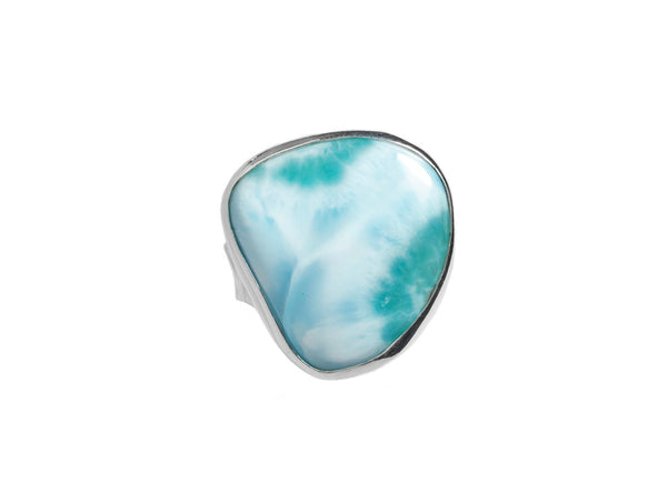 Tidal Larimar Ring