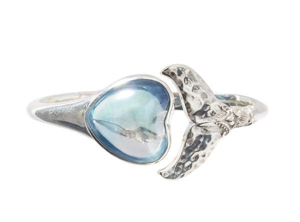 Luna Dolphin Aqua Aura Bracelet